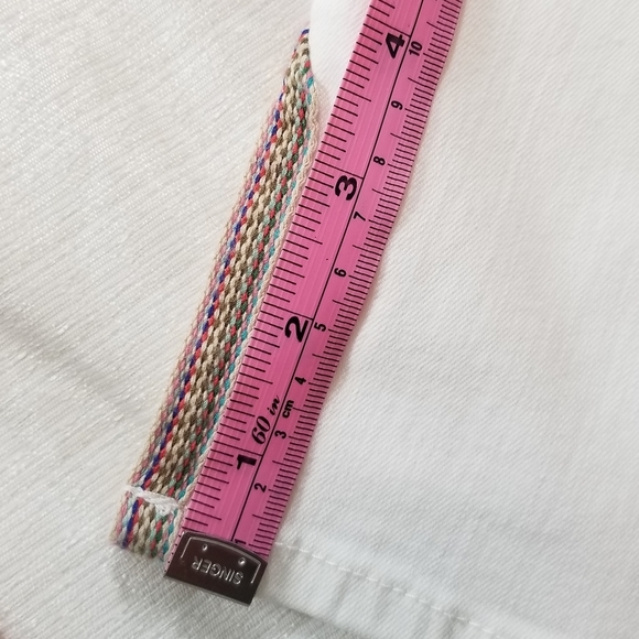 NYDJ White Curves 360 Jeans Embroidered Side Vent - Picture 8 of 12